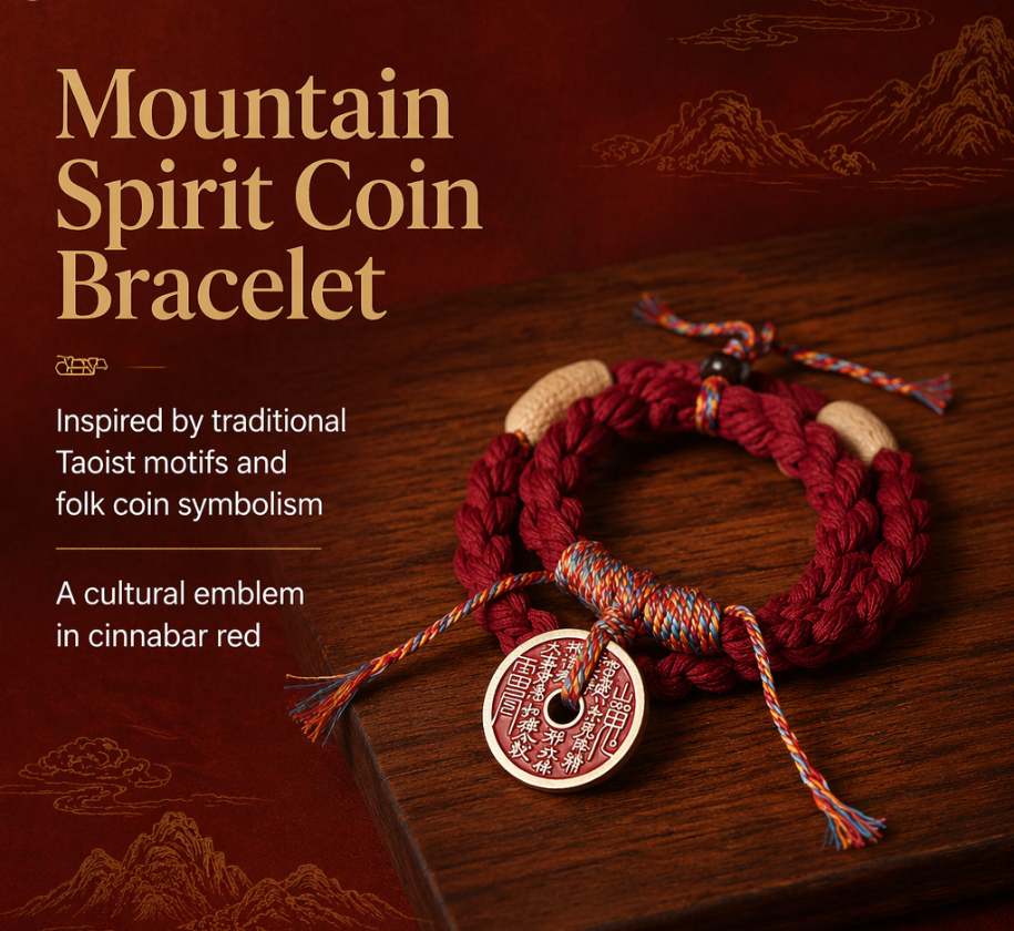 Mountain Spirit Coin Bracelet