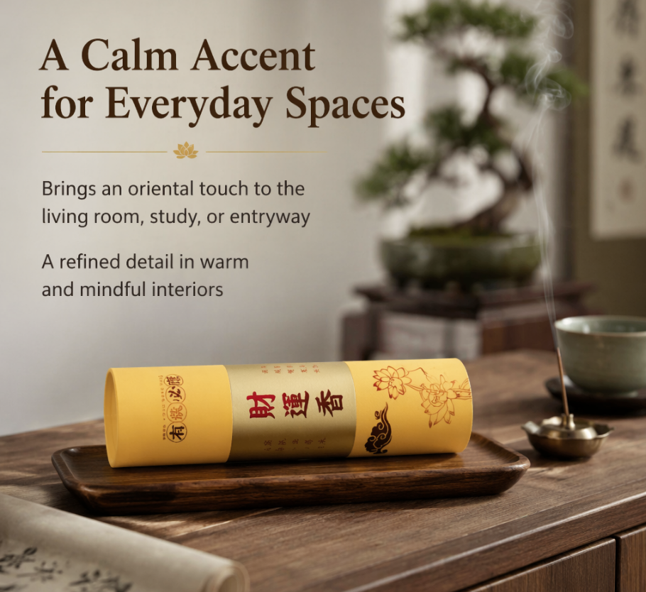 Auspicious Wishes" Incense Sticks (财运香)