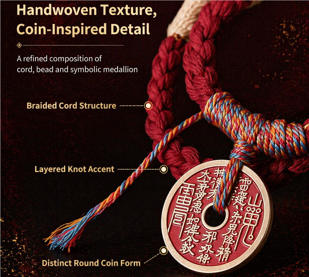 Mountain Spirit Coin Bracelet