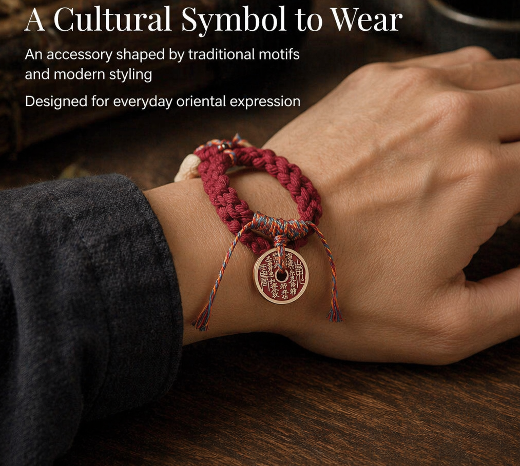 Mountain Spirit Coin Bracelet