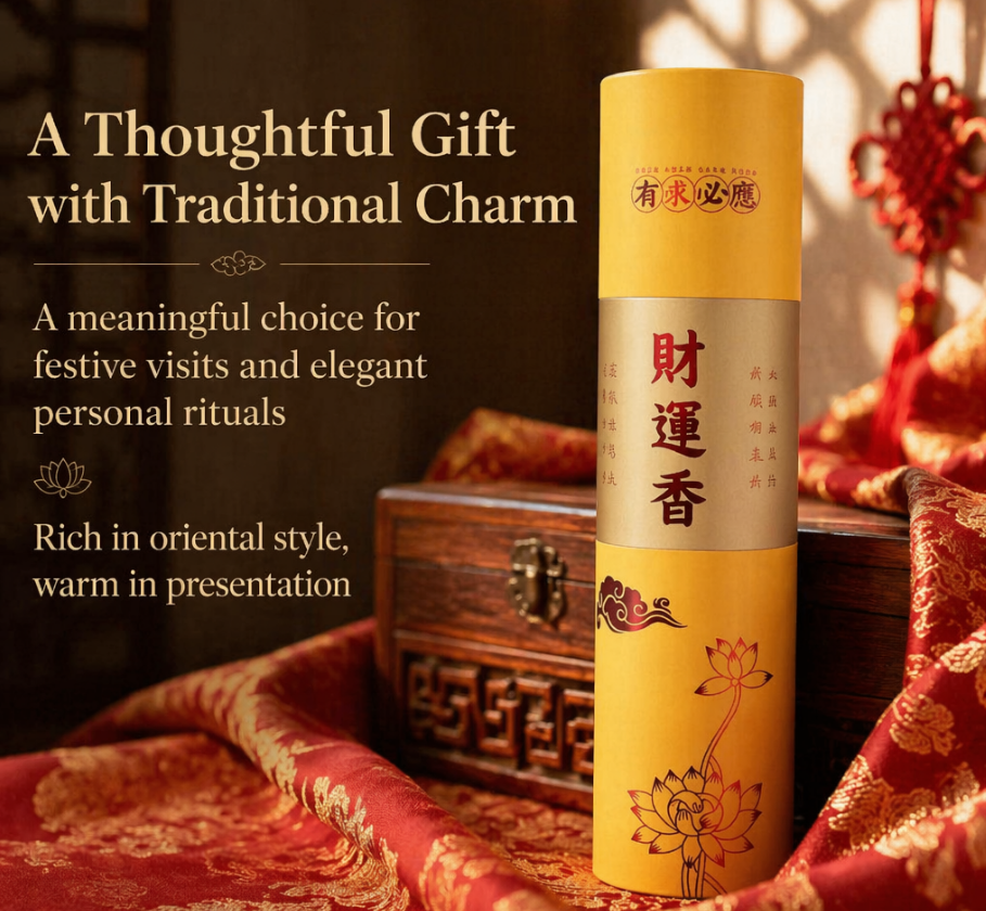 Auspicious Wishes" Incense Sticks (财运香)