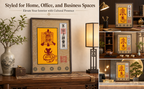 Hand-drawn-empowerment-Chinese Maoshan Taoist Wealth Attracting Talisman Ornament